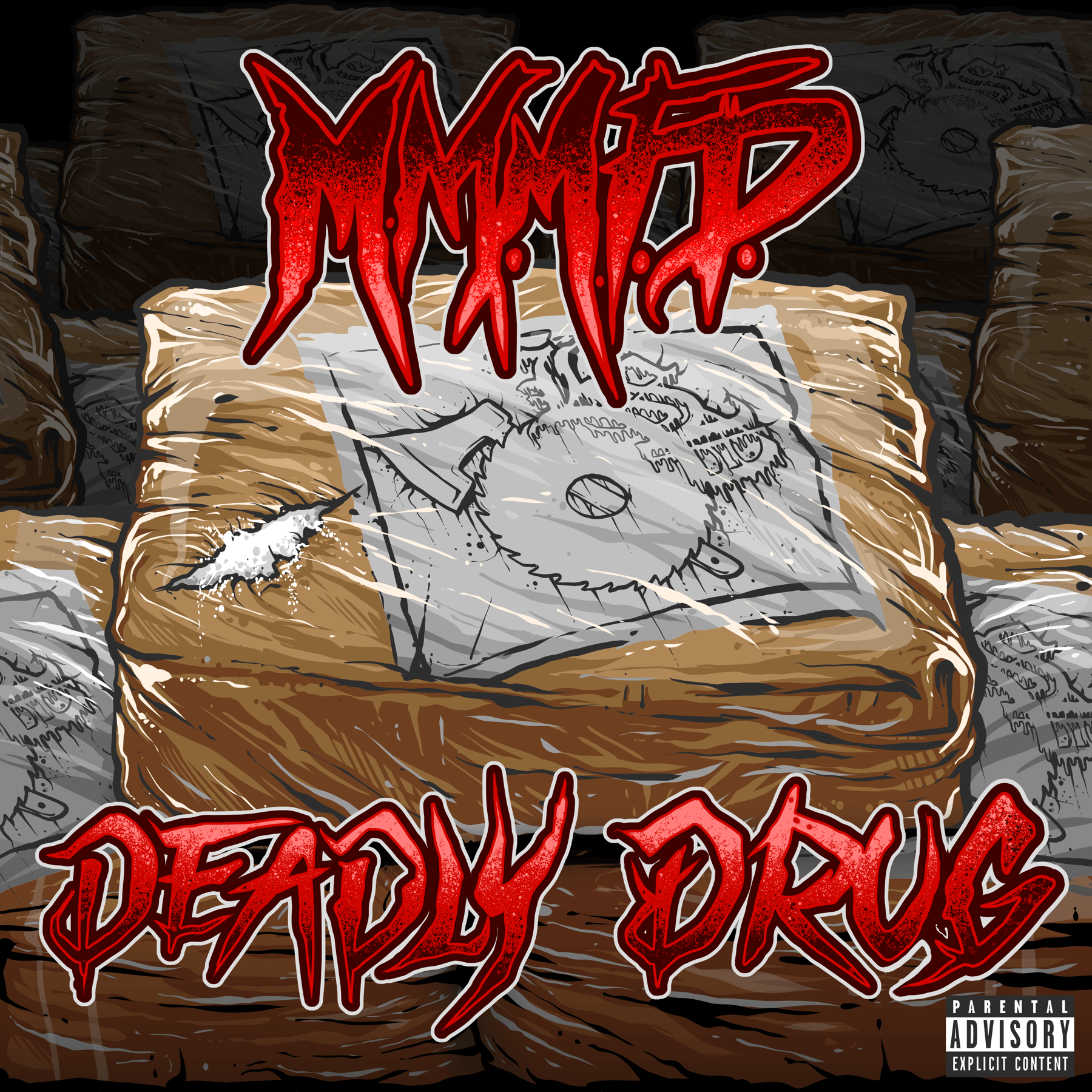 GOREHOP SHOP — M.M.M.F.D: LTD. EDITION DEADLY DRUG ALBUM COVER 